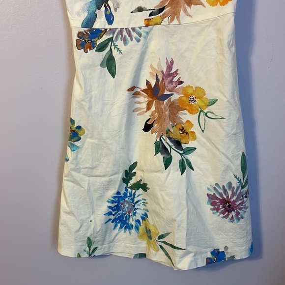 Zara Girls Soft Collection Floral Cut Out Back Fit and Flare Dress size 10 - Picture 3 of 16